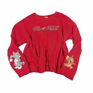 🐱🐭 Authentic Tom and Jerry Graphic Sweatshirt Size XXL